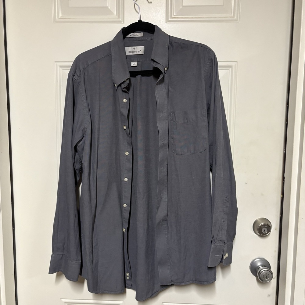 Classy Men's Barrington Gray Tuxedo Shirt Size 16 (34/35)